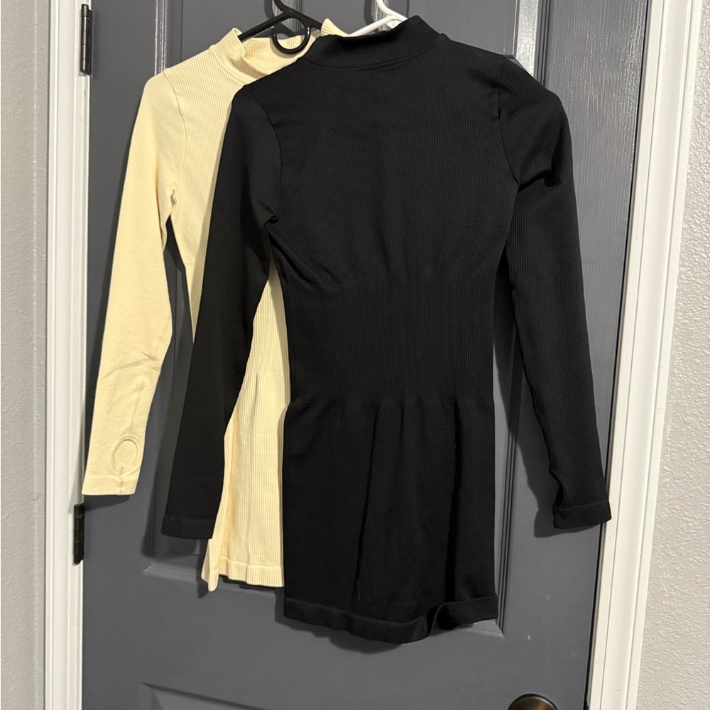 Elegant Black and Cream Women's dresses